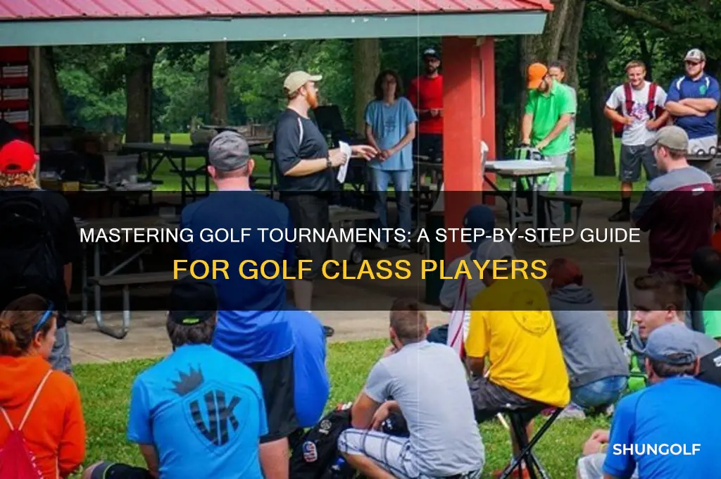 how do you play tournaments in golf class