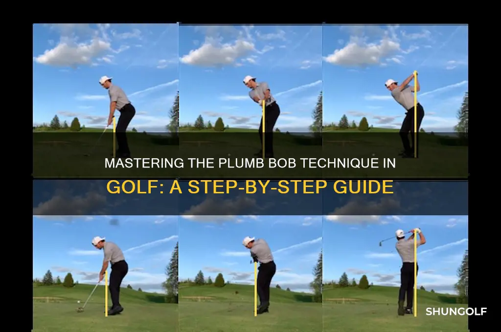 how do you plumb bob in golf