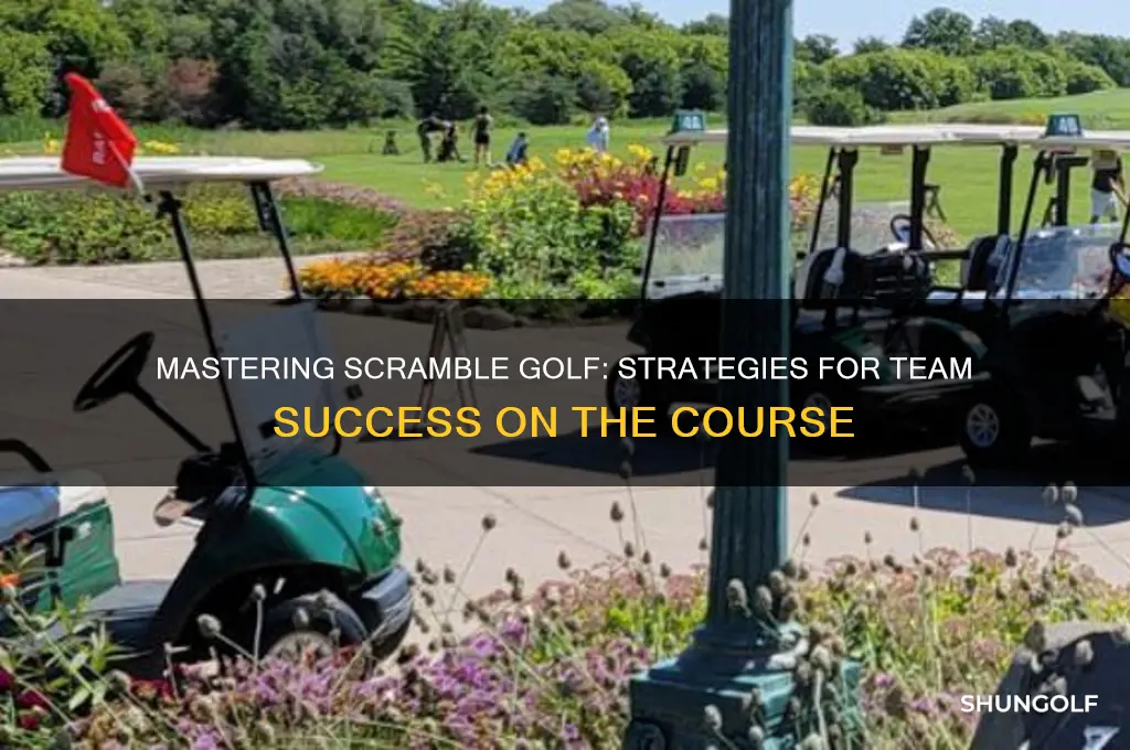 how do you ply scramble in golf