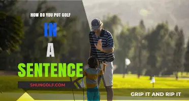 Creative Ways to Seamlessly Incorporate Golf into Everyday Sentences