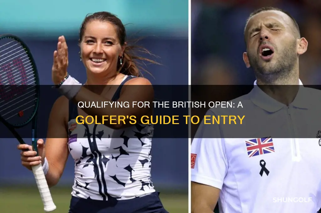 how do you qualify for the british open golf