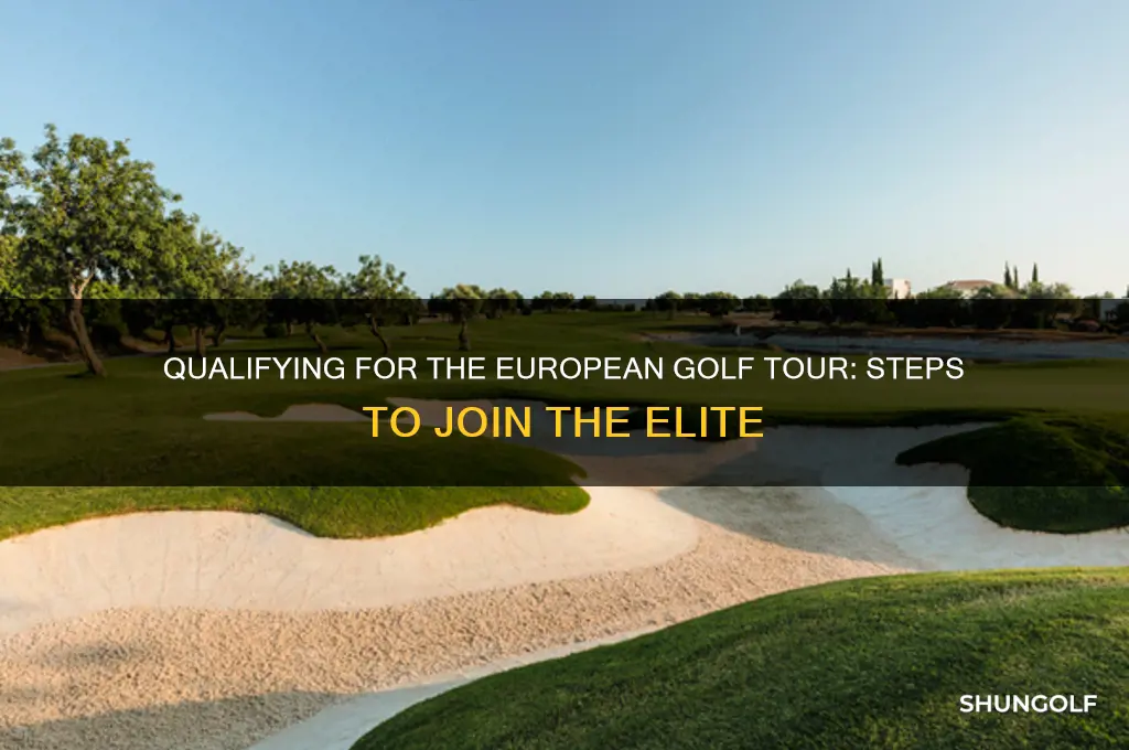 how do you qualify for the european golf tour