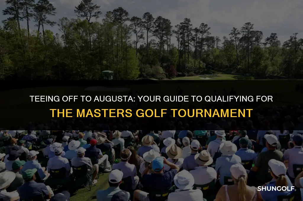how do you qualify for the masters golf tournament