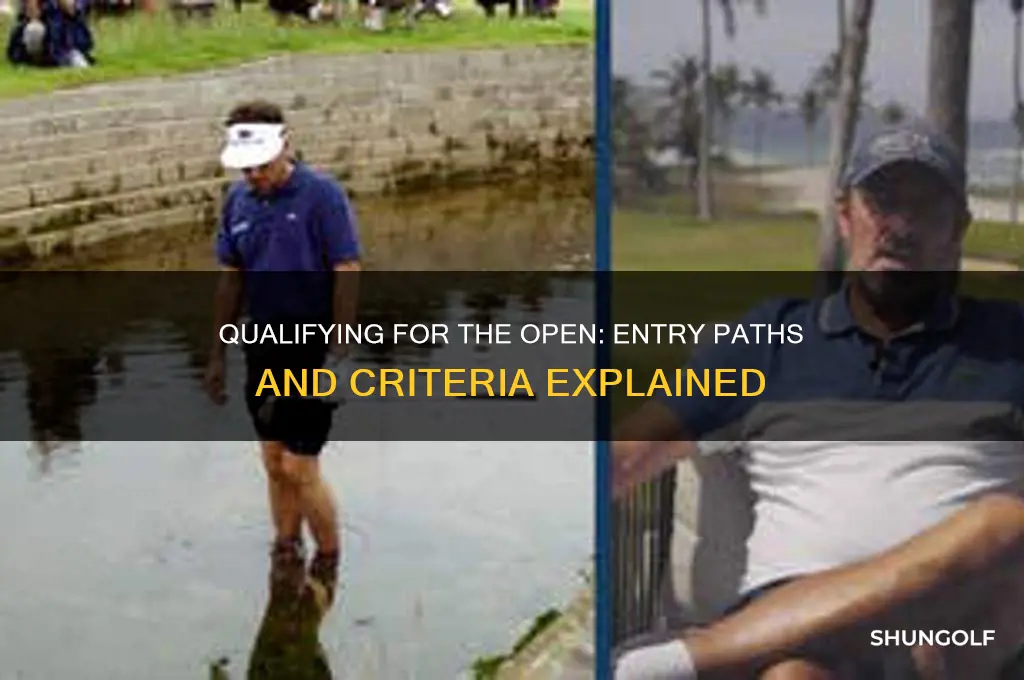 how do you qualify for the open golf championship