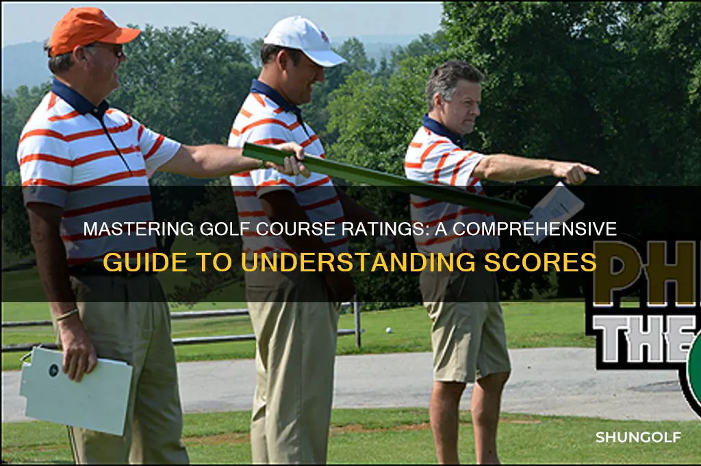 how do you read a golf course rating