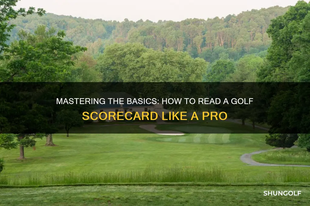 how do you read a golf scorecard