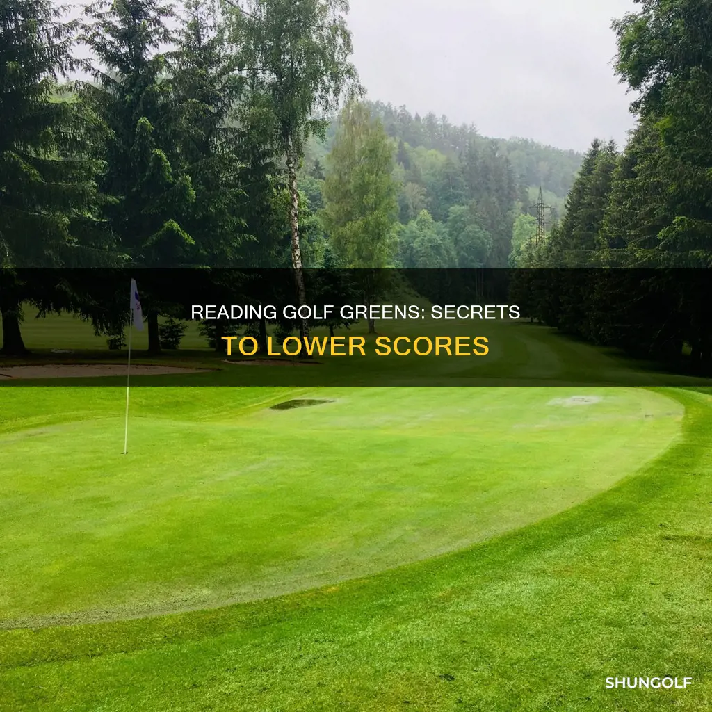 how do you read golf greens