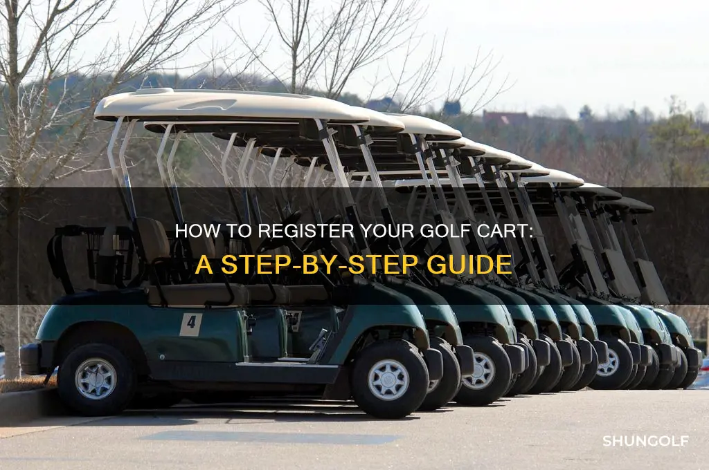 how do you register a golf cart