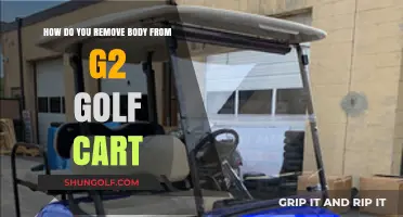 Step-by-Step Guide to Removing the Body from a G2 Golf Cart