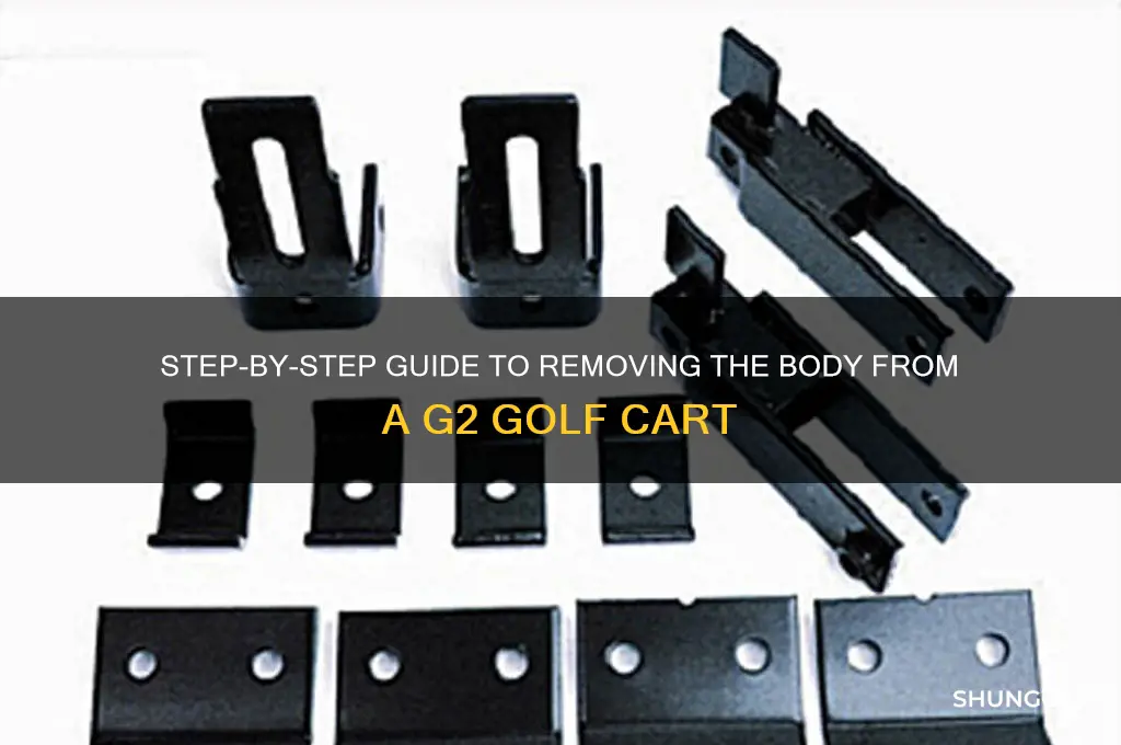 how do you remove body from g2 golf cart