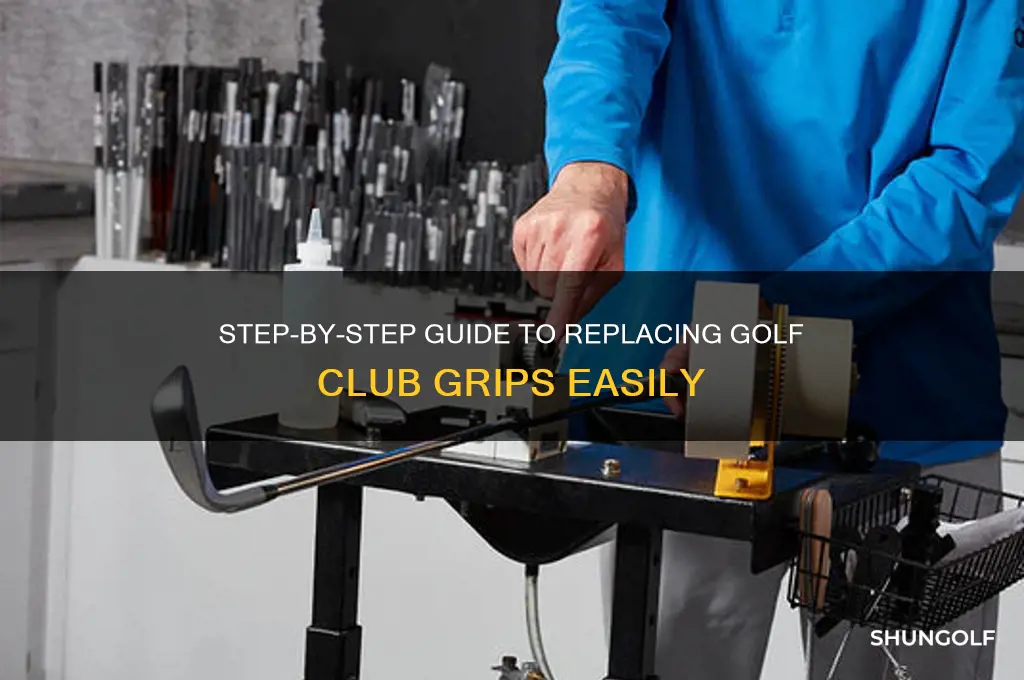 how do you replace golf club grips