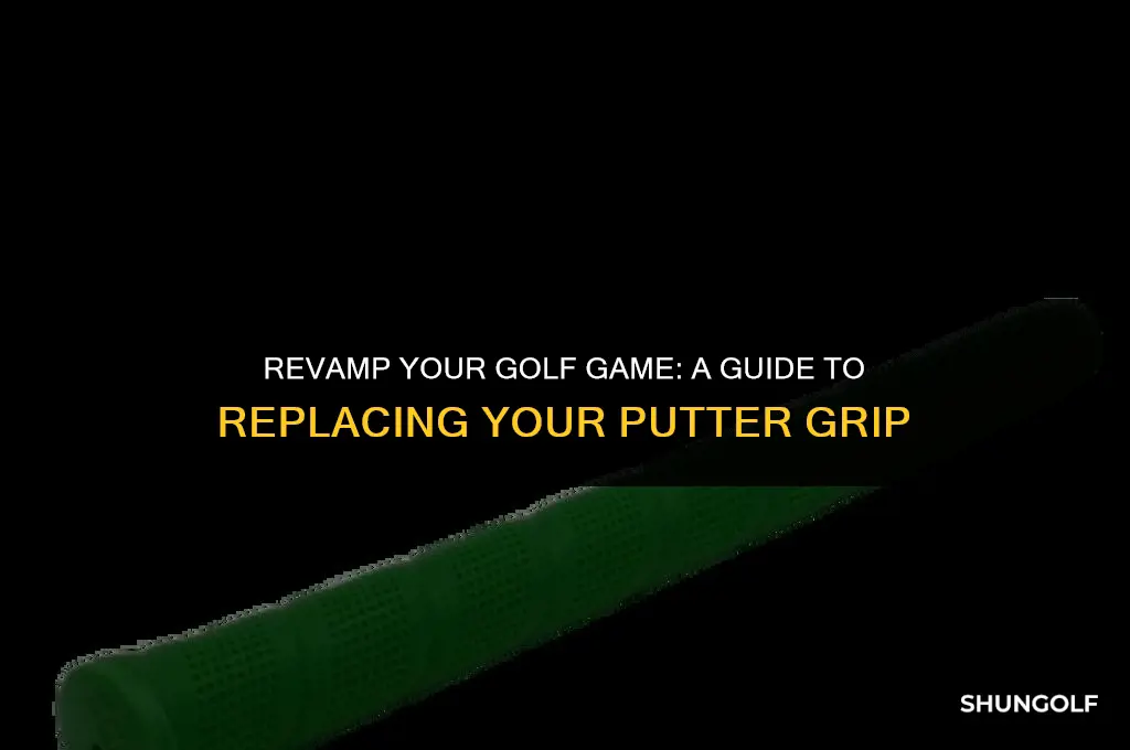 how do you replace the grip on a golf putter