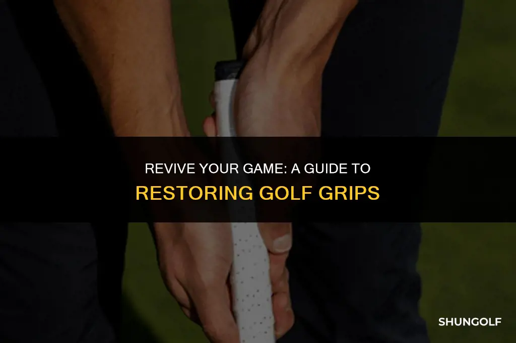 how do you restore golf grips