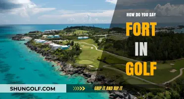 Mastering Golf Lingo: How to Properly Say 'Fort' on the Course