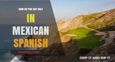 ¿Cómo se dice golf en español mexicano? A quick guide