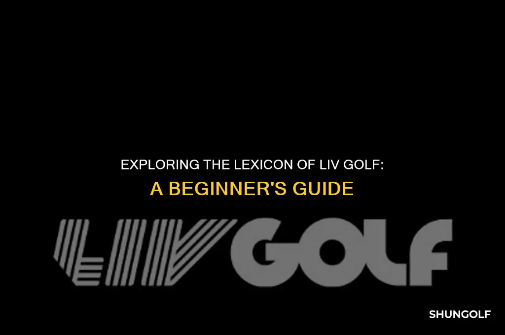 how do you say liv golf