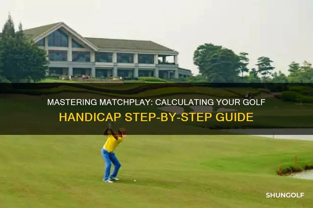 how do you score golf handicap with matchplay