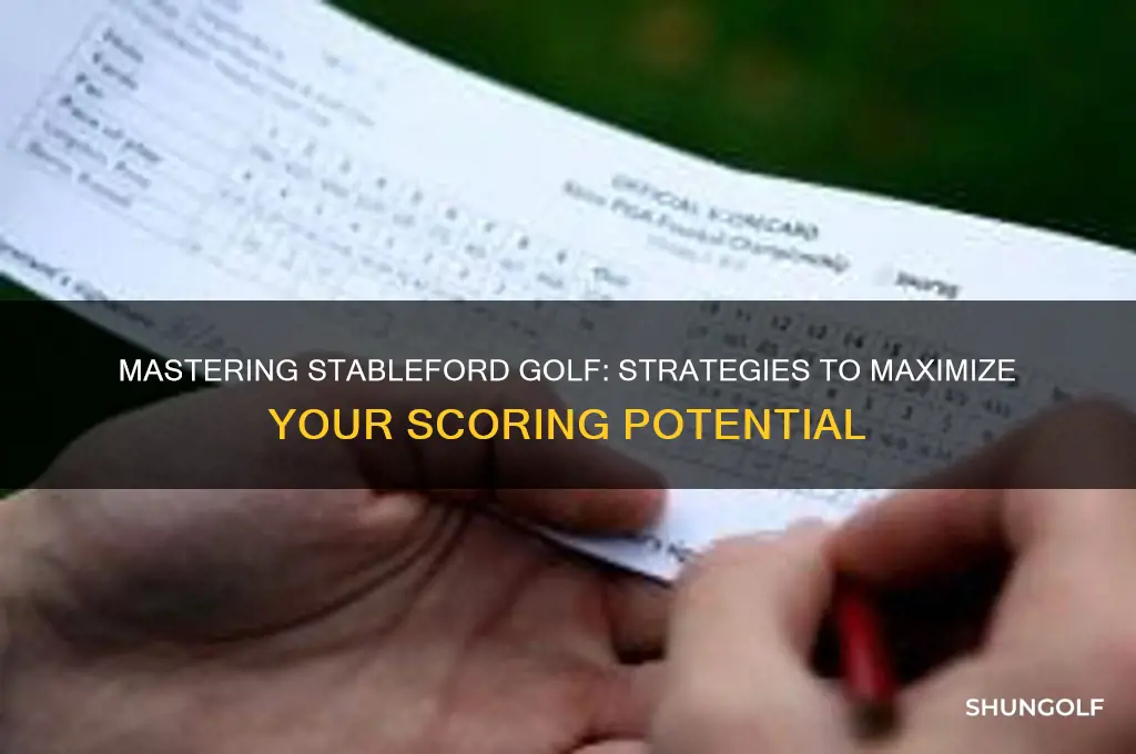 how do you score in stableford golf