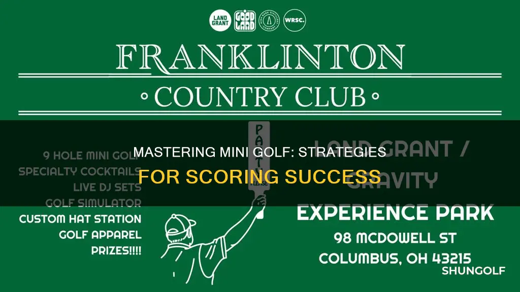 how do you score miniature golf