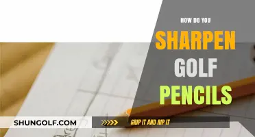 The Best Way to Sharpen Golf Pencils