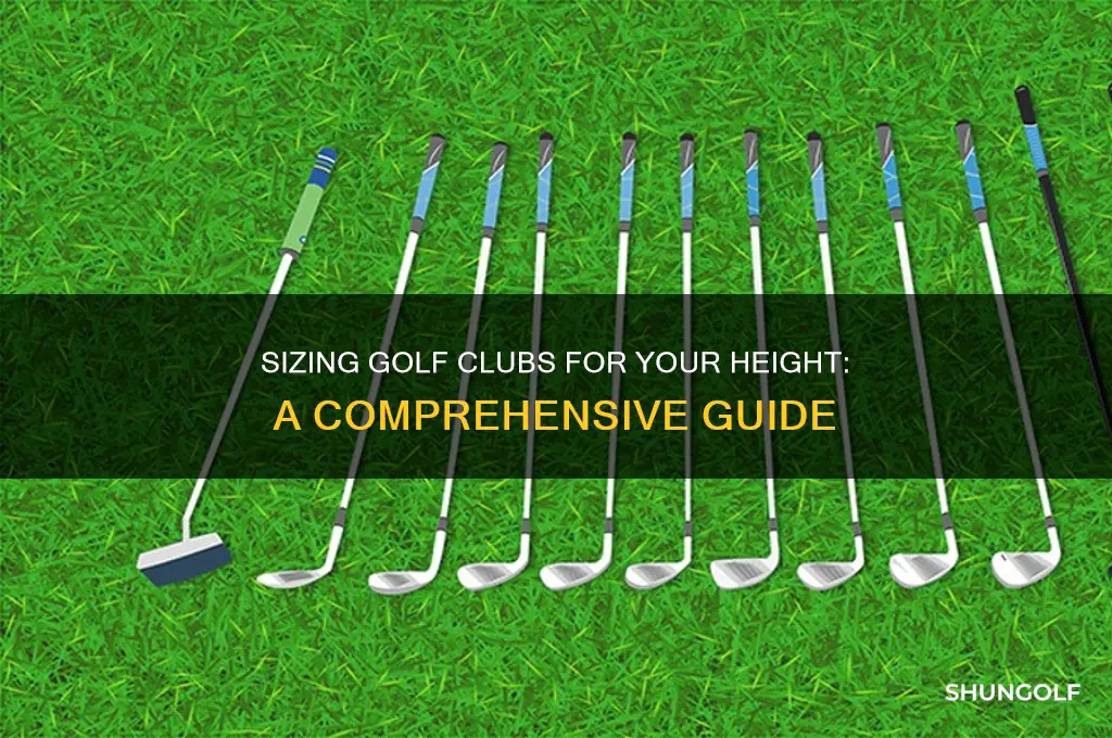 how do you size golf clubs for your height