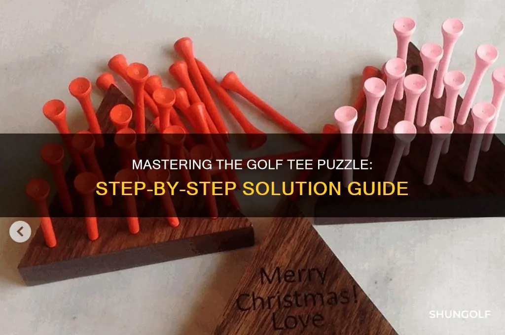 how do you solve the golf tee puzzle