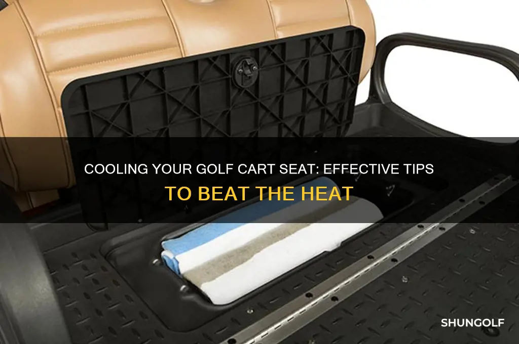 how do you stop heat on your golf cart seat