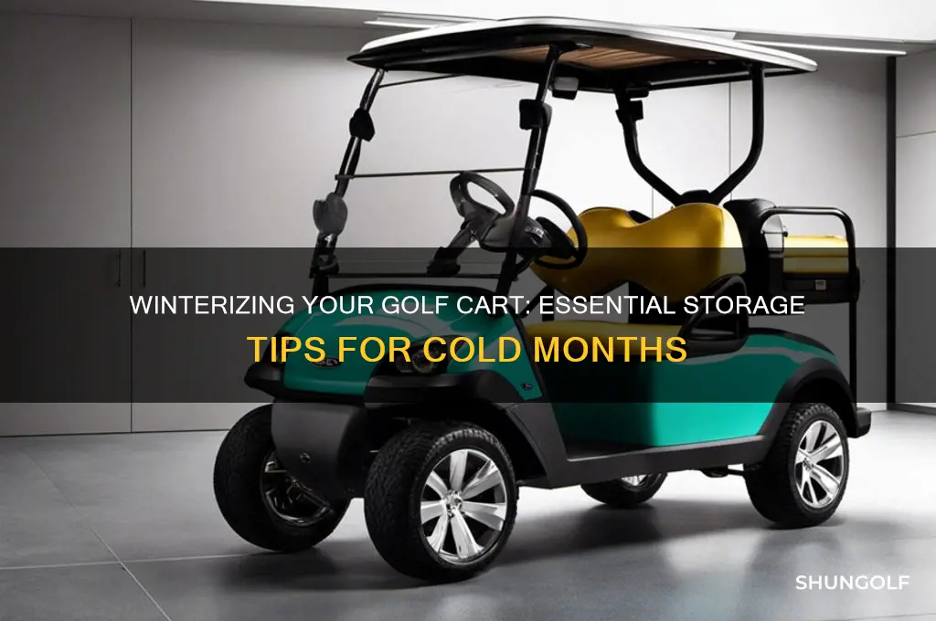 how do you store a golf cart for the winter
