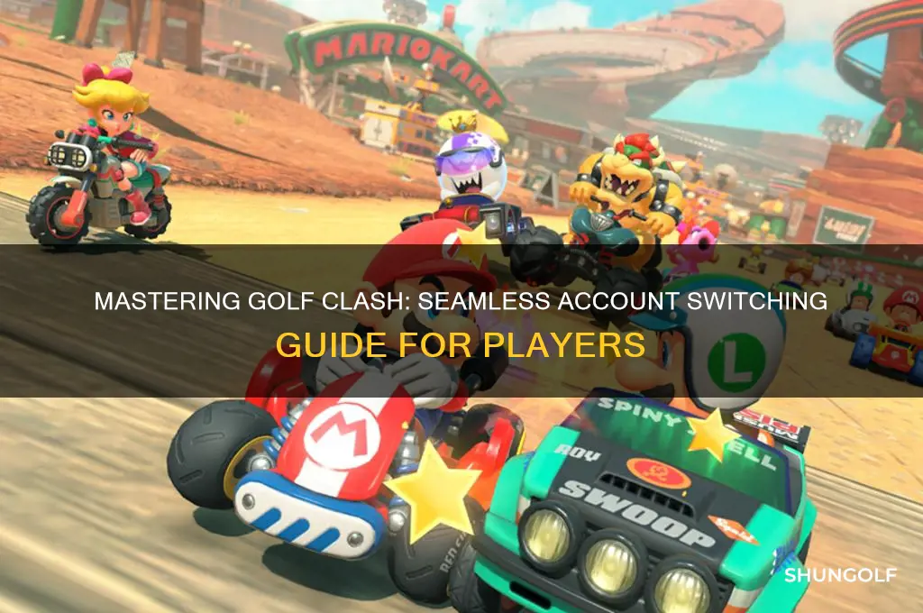 how do you switch accounts in golf clash