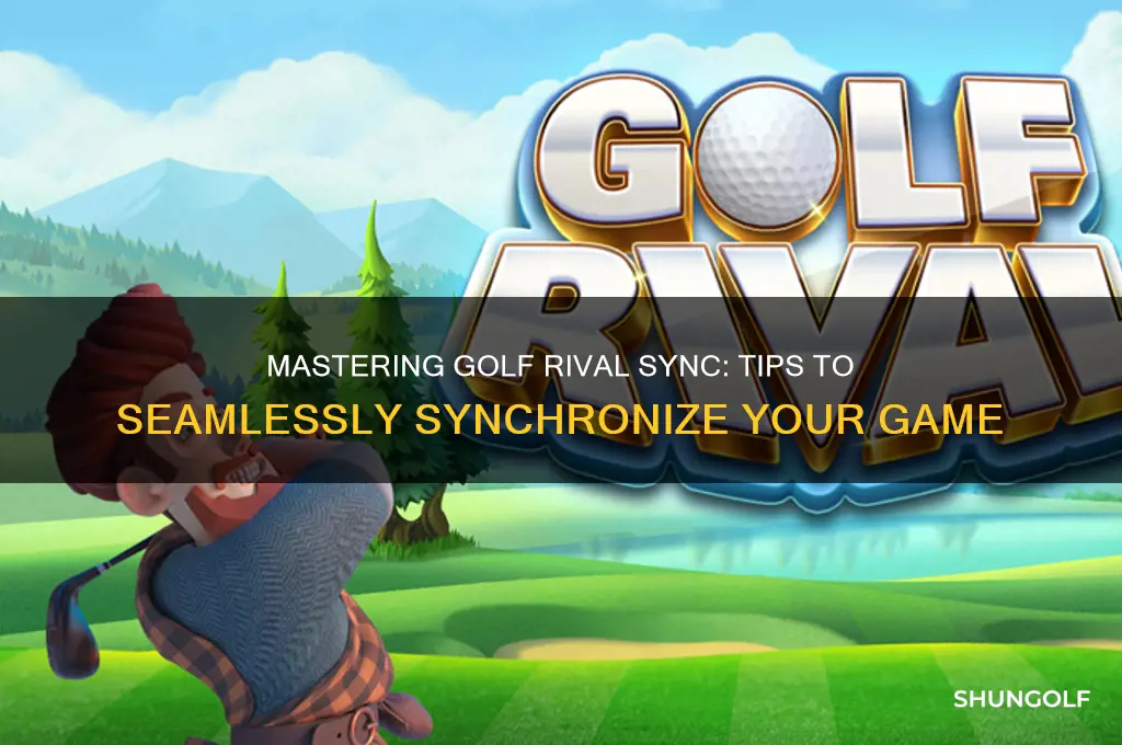 how do you syconrize the golf rival game