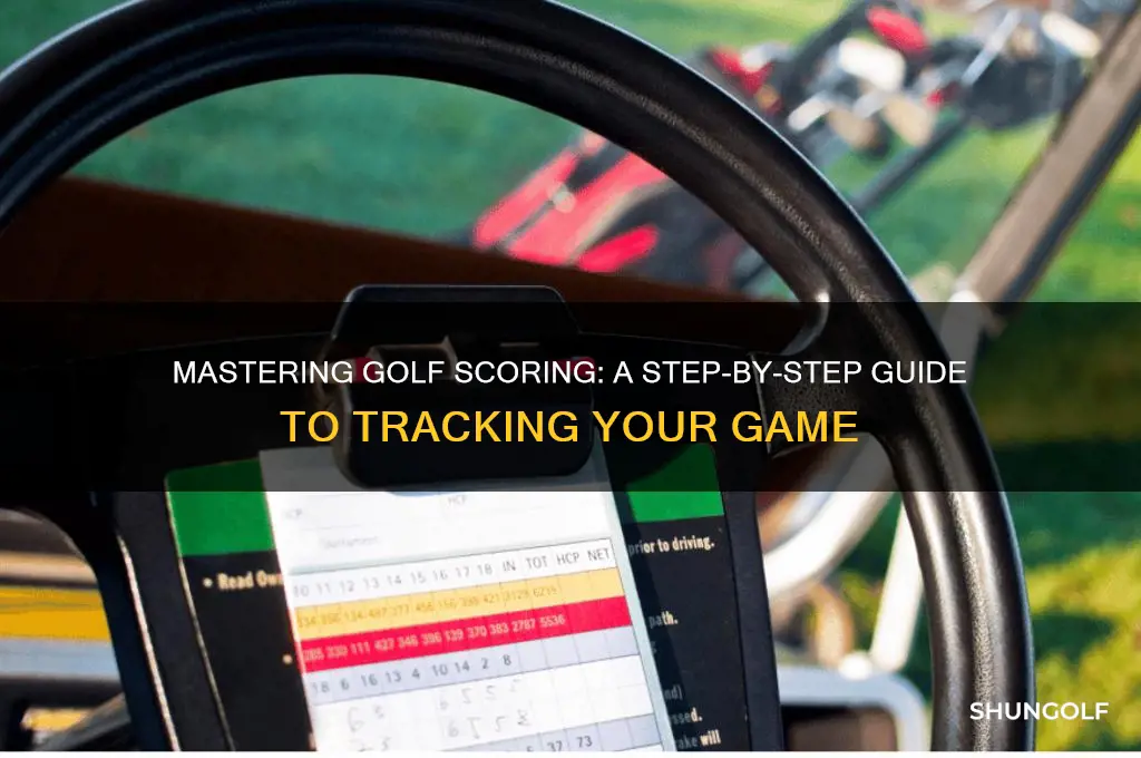 how do you take score in golf