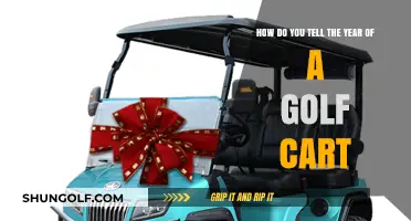 Identifying Your Golf Cart's Year: A Comprehensive Guide