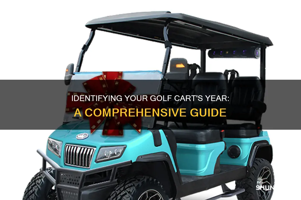 how do you tell the year of a golf cart