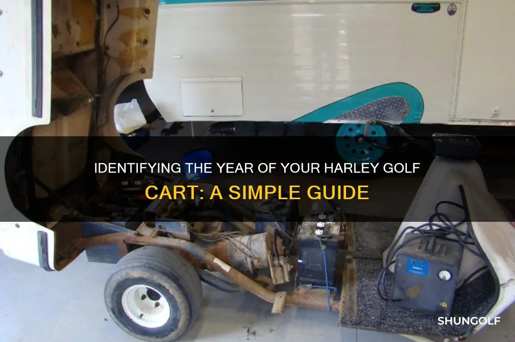 how do you tell year of harley golf cart