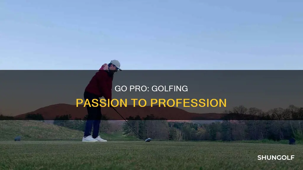how do you turn pro golfer