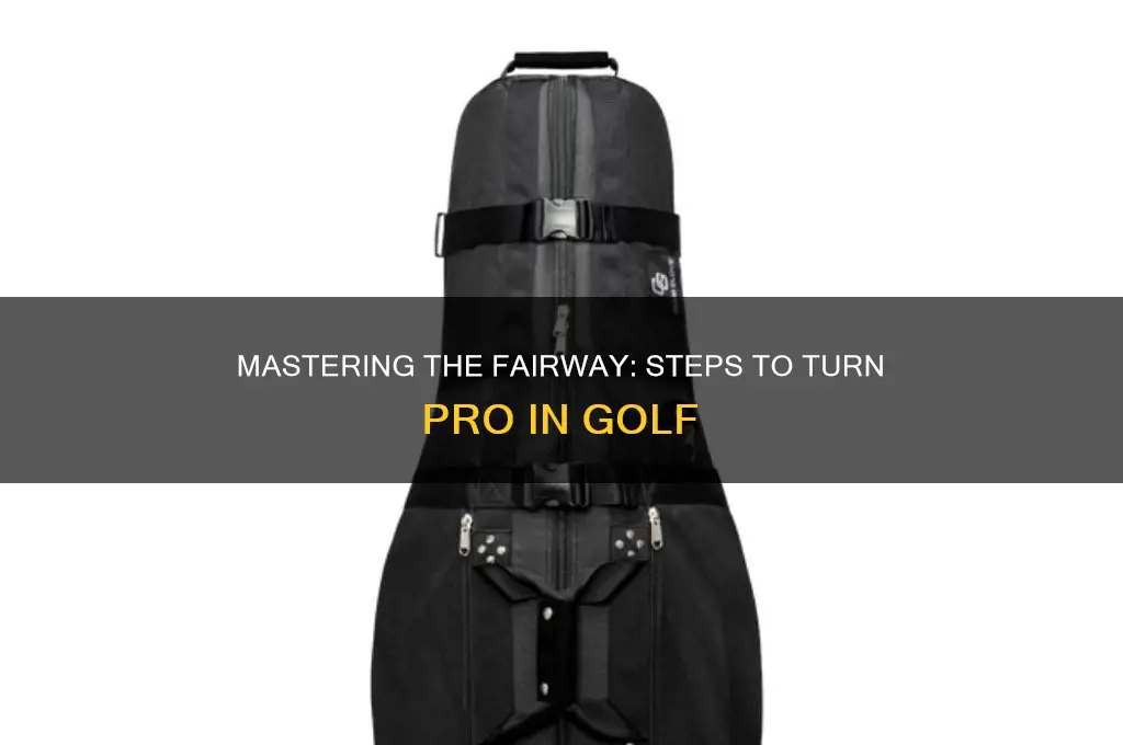 how do you turn pro in golf