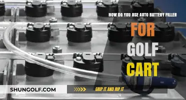 Effortless Golf Cart Maintenance: Mastering Auto Battery Filler Usage