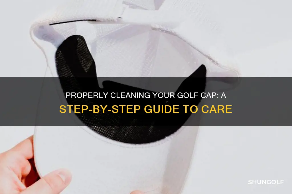 how do you wash a golf cap