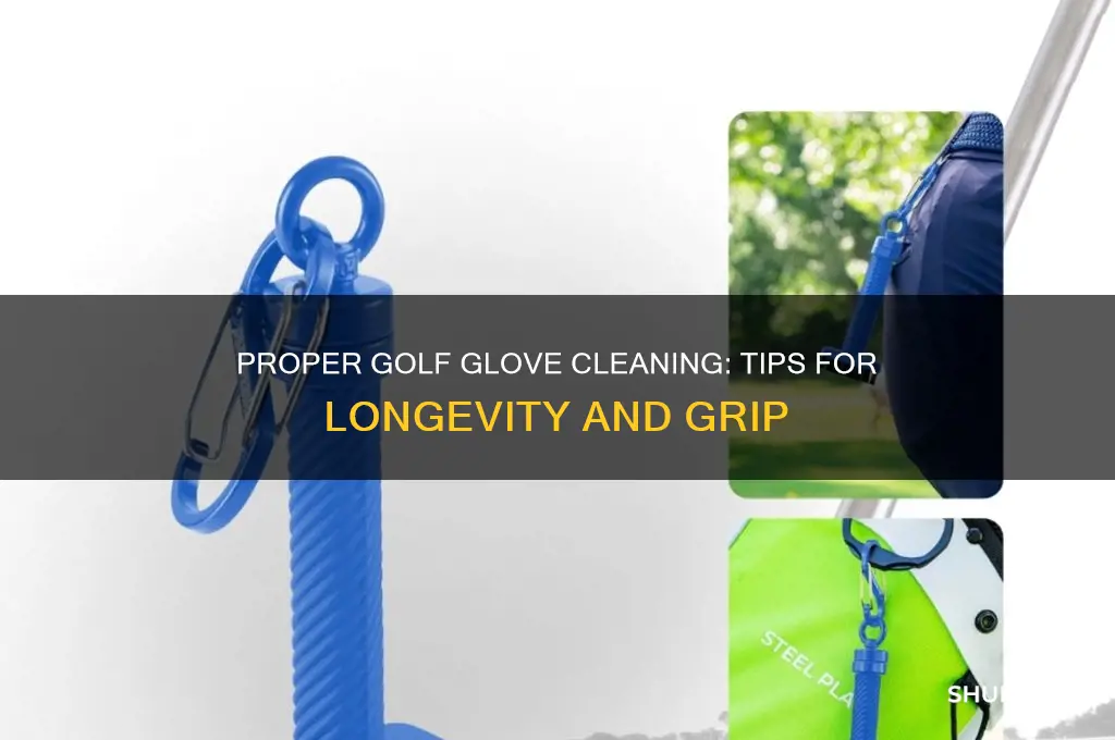 how do you wash a golf glove