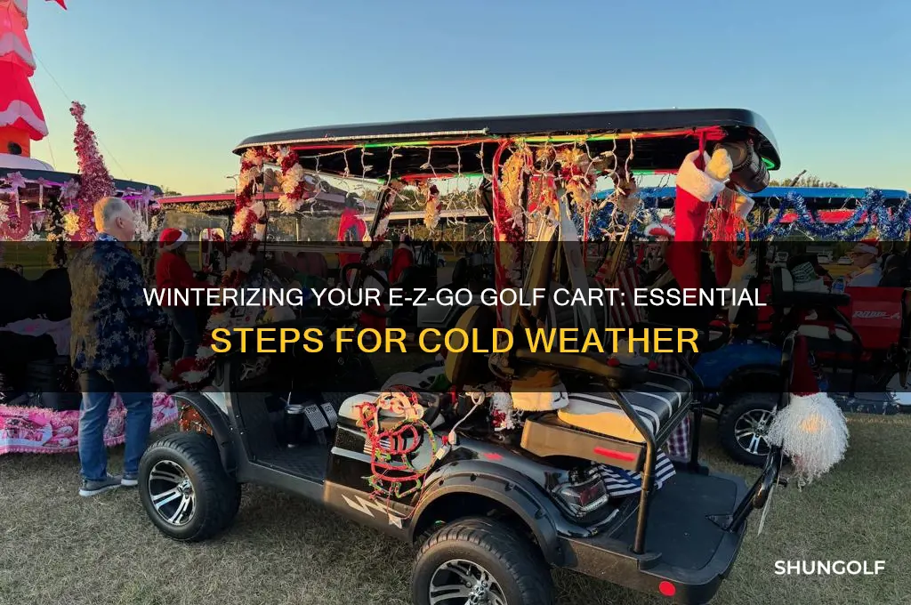 how do you winterize a e-z-go golf cart