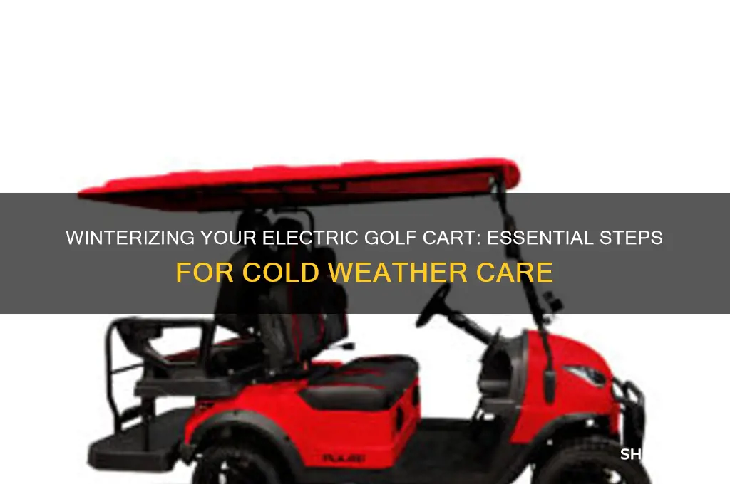 how do you winterize an electric golf cart