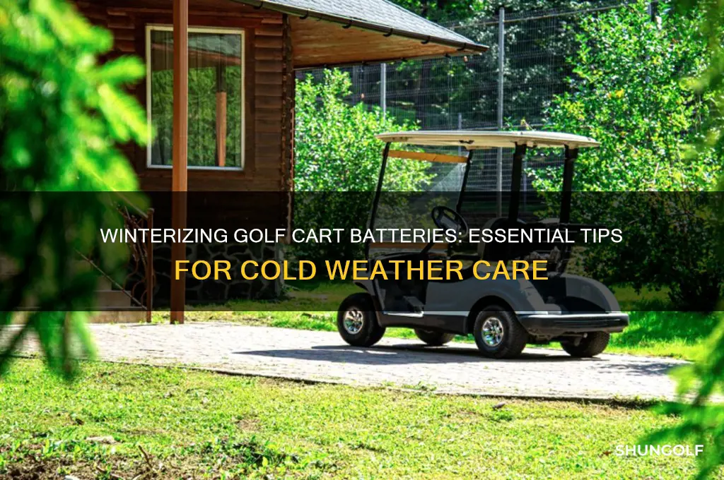 how do you winterize golf cart batteries