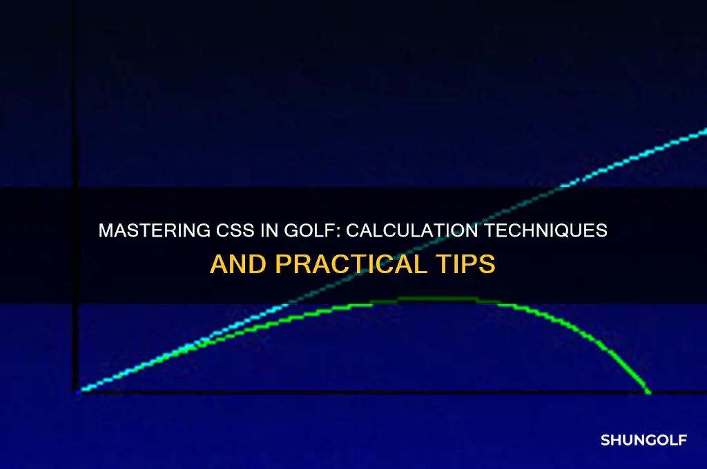 how do you work out the css in golf