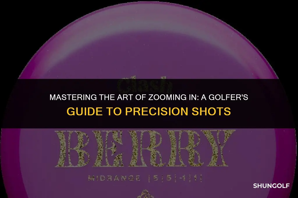 how do you zoom in on shots for golf clash