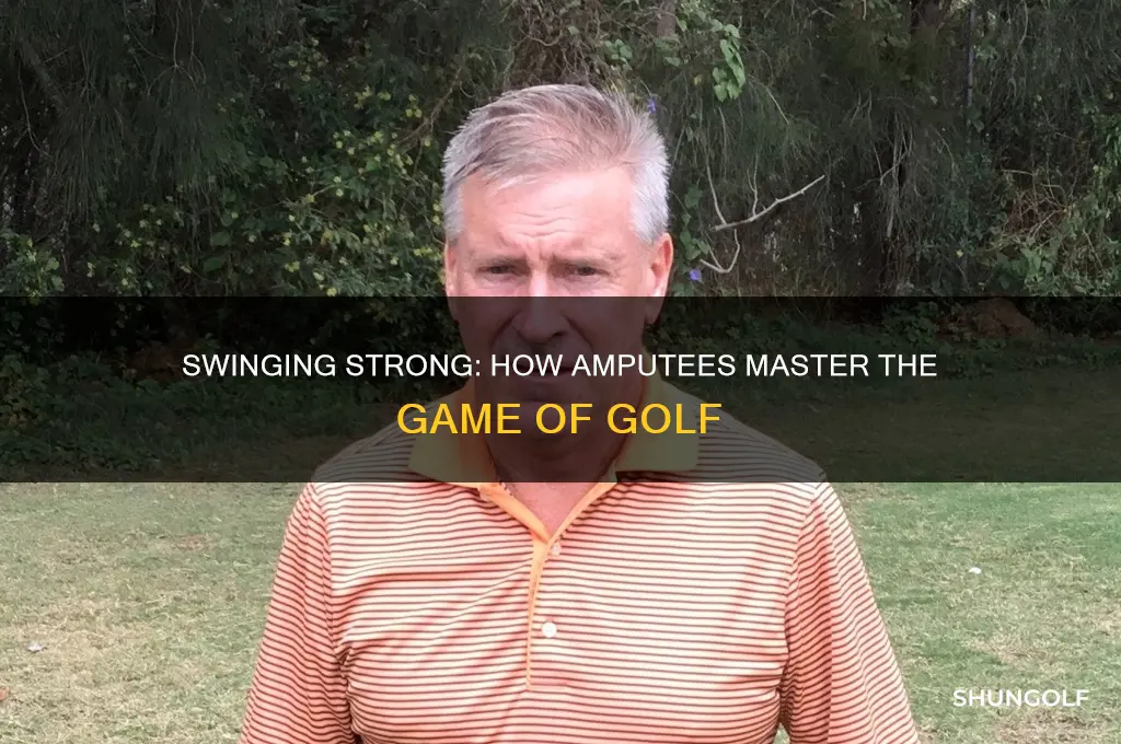 how does a amputee play golf