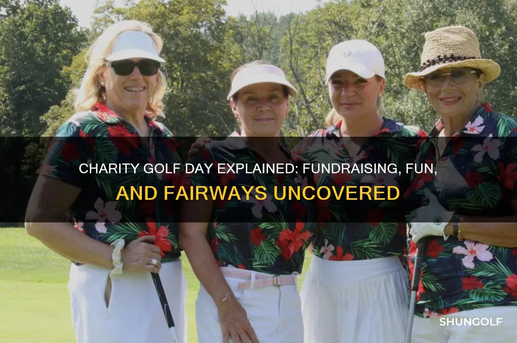 how does a charity golf day work