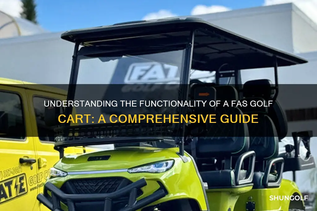 how does a fas golf cart work