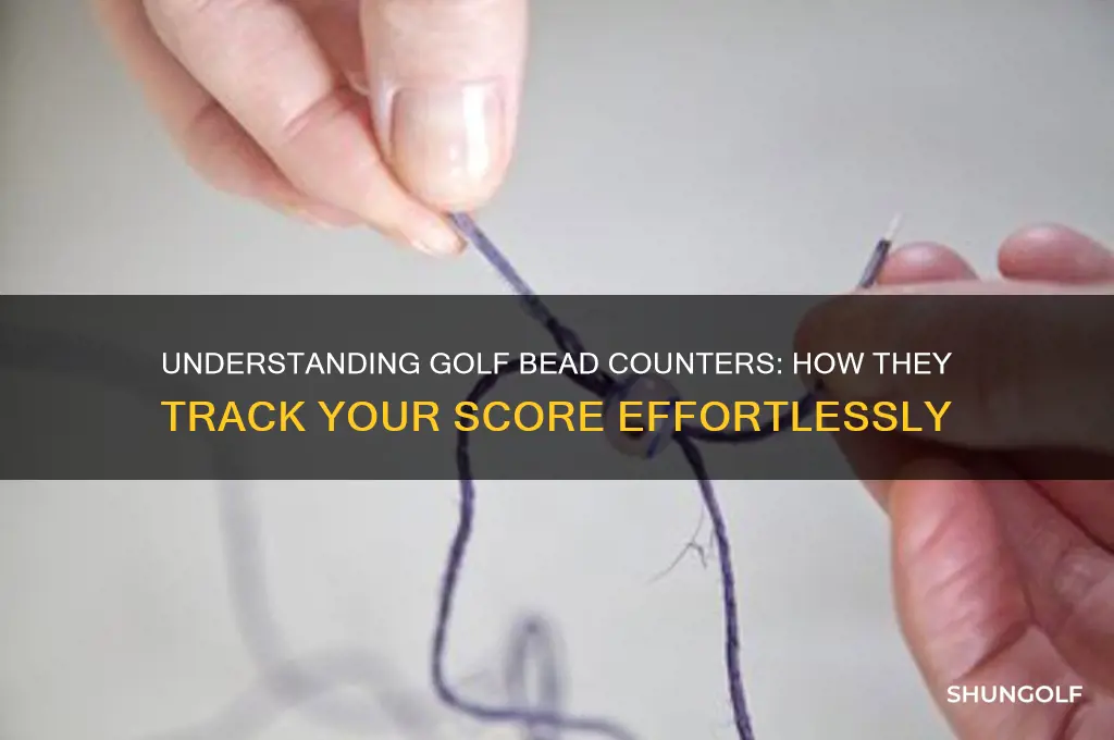 how does a golf bead counter work