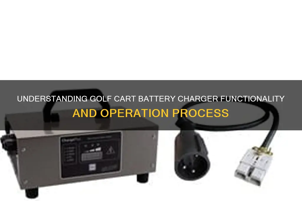 how does a golf carr battery charger work