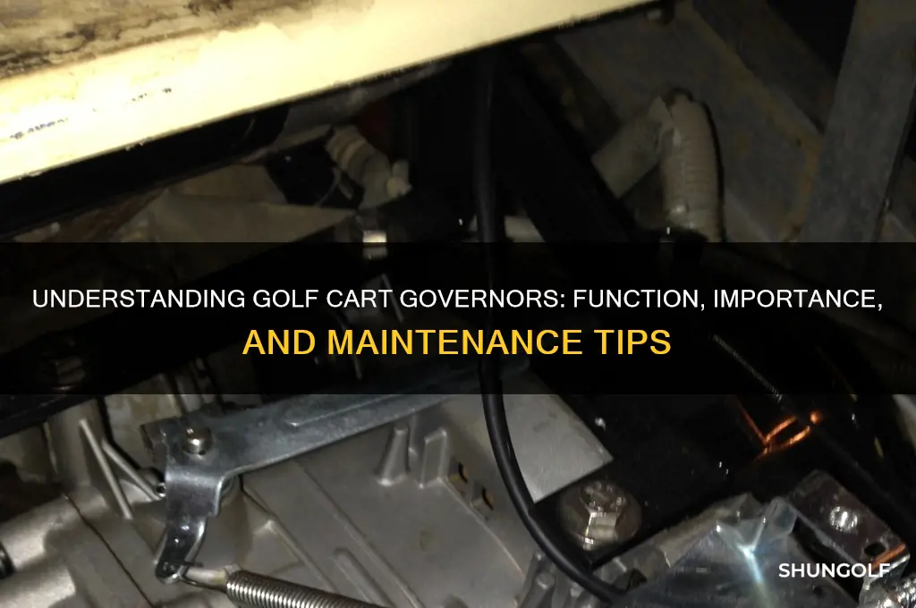 how does a golf cart govern work
